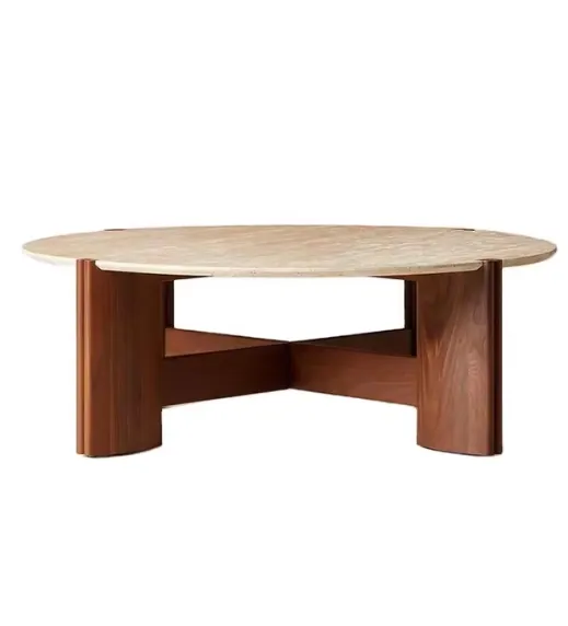 CB2 Wood Coffee Table
